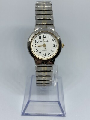 Genuine ‘Watch-It’ Two Tone Stainless Steel Unisex Quartz Watch Model MLN-3031 Genuine Watch-It (MLN-3031) Two Tone Stainless Steel Unisex  main image 3