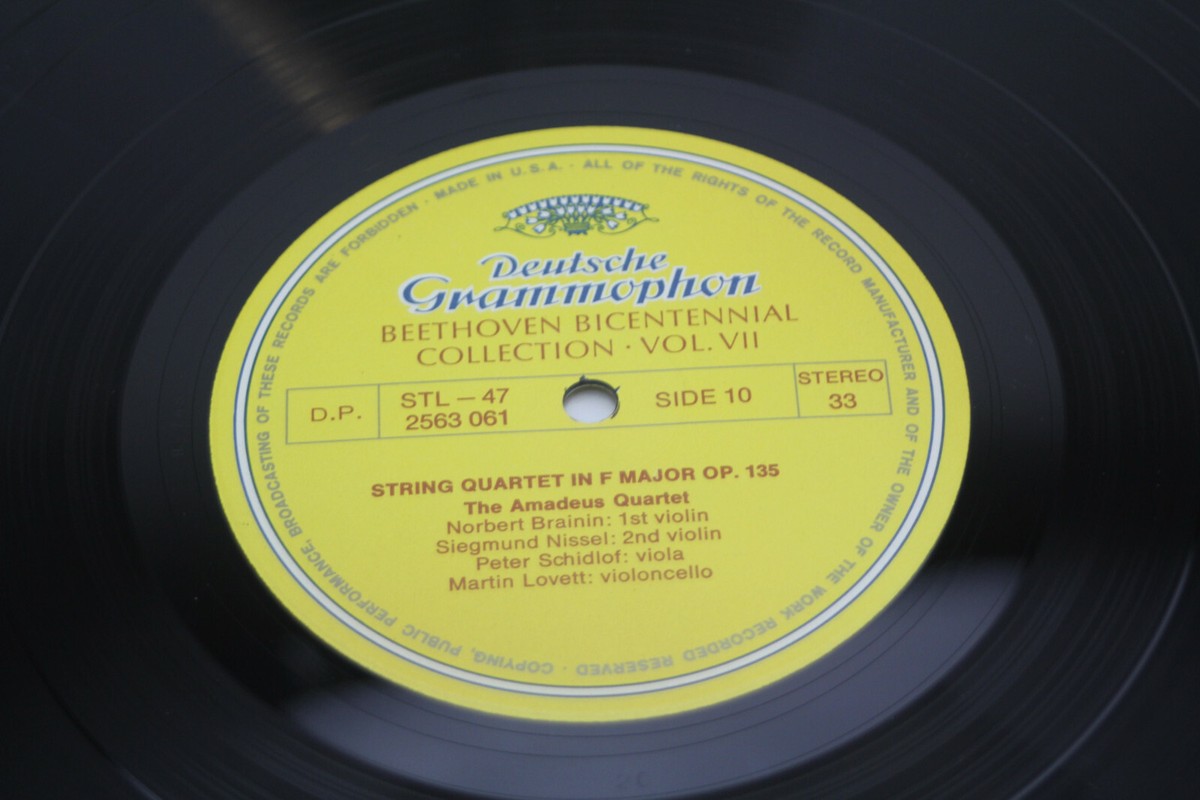 Beethoven Bicentennial Collection Volume VII String Quartets 5 Lp