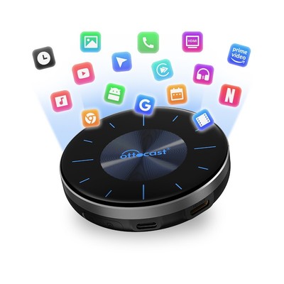 OttoAibox P3 CarPlay AI box Android Auto Adapter HDMI Multimedia Video BOX w/YT