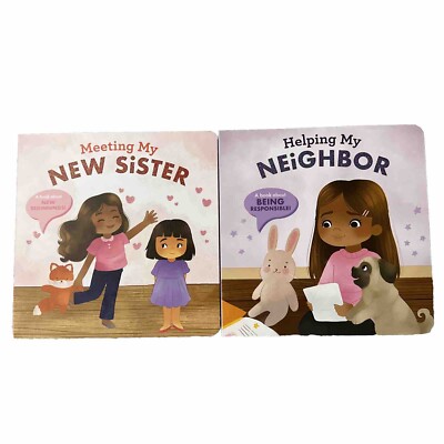Children s Board Books About Being Responsible And New Beginnings Set 2