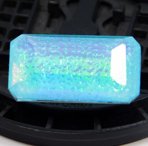 CERTIFIED 43.00 Ct Natural Monarch Fire Opal Doublet Emerald Cut Loose Gemstone - Picture 2 of 9
