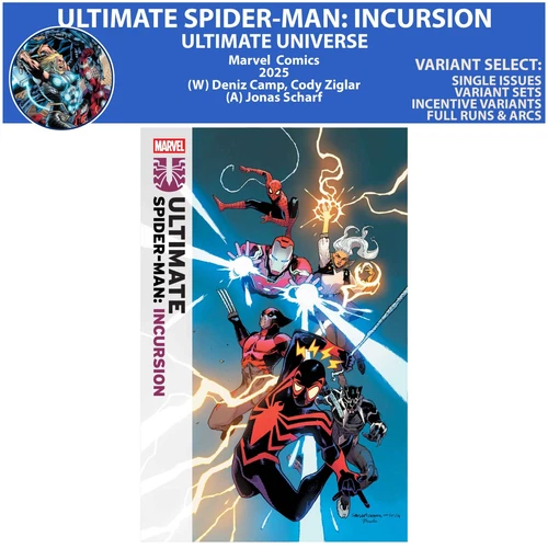 Ultimate Spider-Man: Incursion (2025) #1 Marvel Comics COVER SELECT