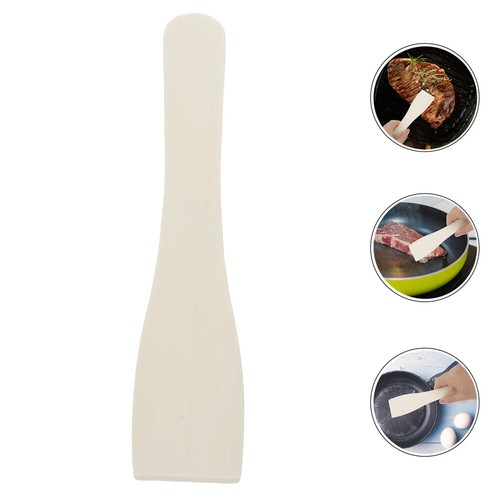 6 pezzi spatola da cucina in legno piccola frittura raschietto da cucina utensile da cucina in legno - Foto 12 di 12