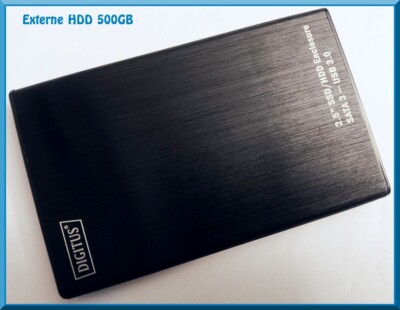 Externe Festplatte HGST 2,5'' 500GB | in Digitus High Speed Alu Gehäuse 3.0