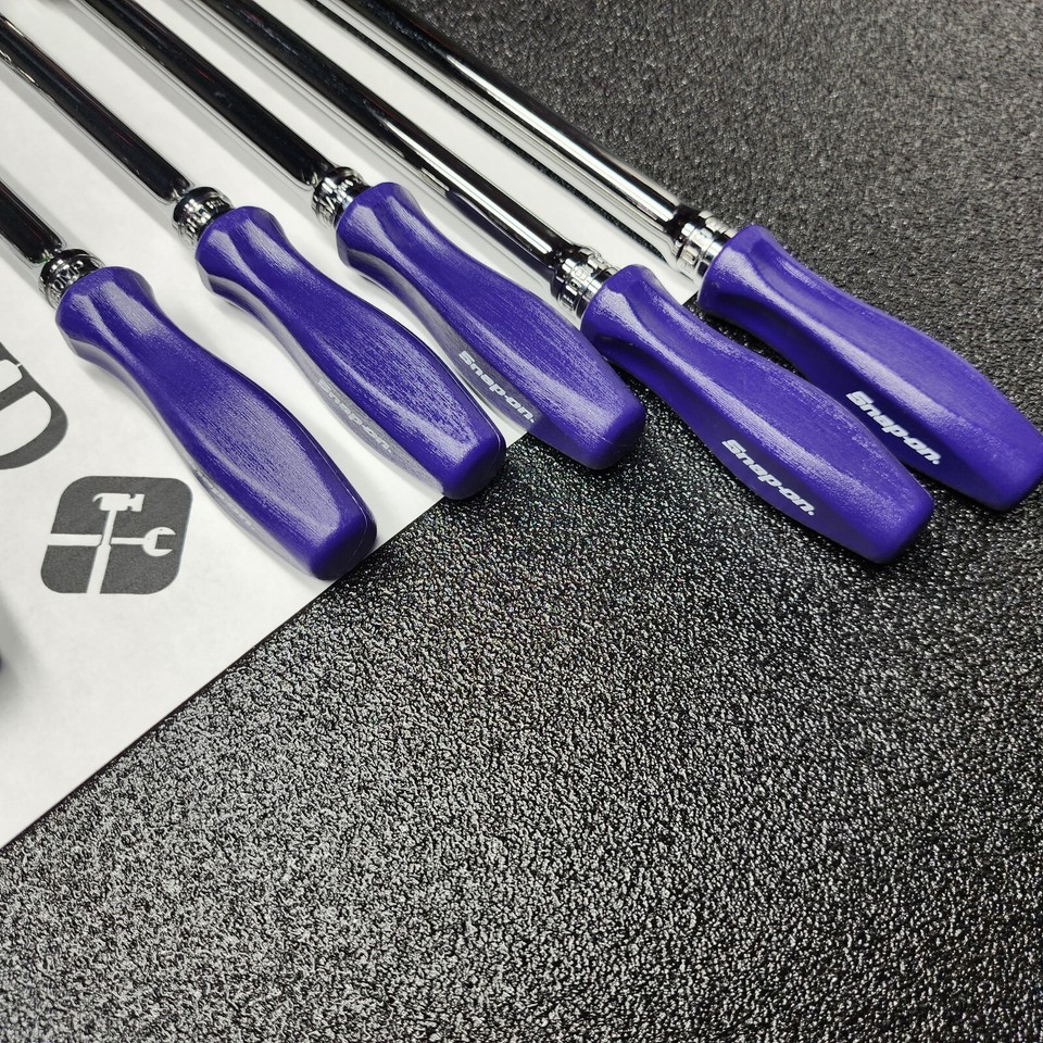 Snap on Tools NEW 7pc DARK PURPLE Hard Handle 3 8 Drive Fixed Flex snap-on-tools-new-7pc-dark-purple-hard-handle-3-8-drive-fixed-flex