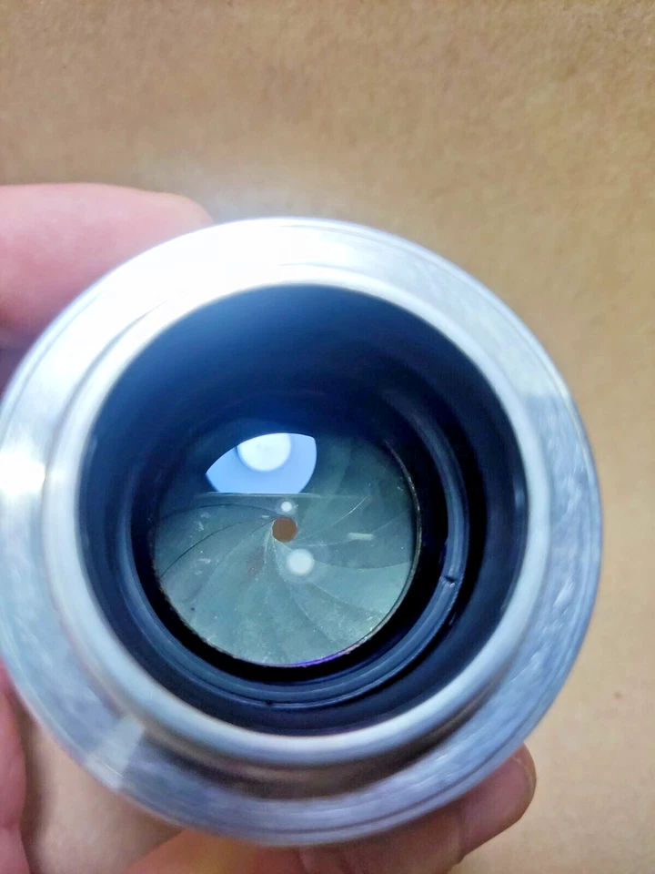 1950s KMZ SILVER JUPITER-9 F2 85mm red П portrait RF M39 LTM Leica 15 blades - Bild 4 von 4