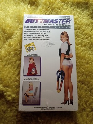 Vintage Buttmaster VHS 1995 Suzanne Somers Workout Video *SEALED*
