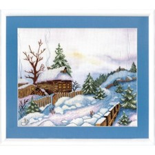 Counted Cross Stitch Kit Winter DIY
