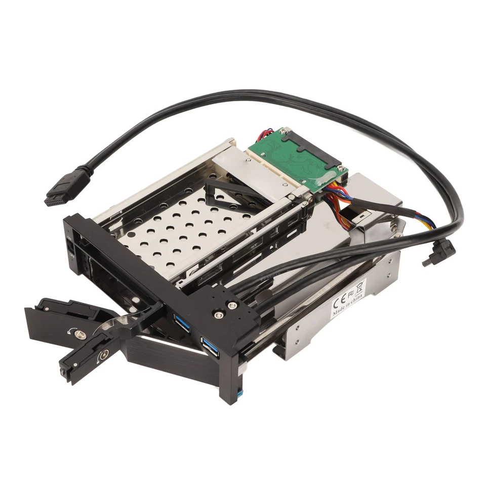 3.5in Internal Hard Drive Tray 2.5/3.5in Dual USB3.0 Up To 6Gbps Hot Swap - Image 2 of 4