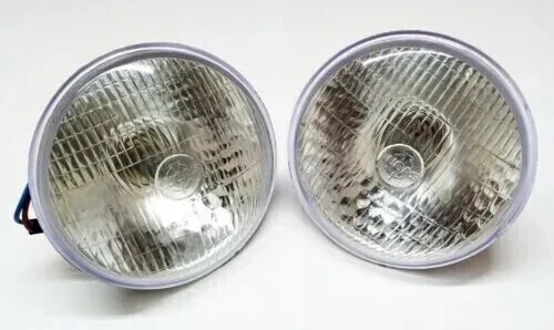 2 Lucas 700 Scheinwerfer 7 " Zoll 12v Umwandlung H4 Für Alfa Romeo Spider Auto - Bild 4 von 4