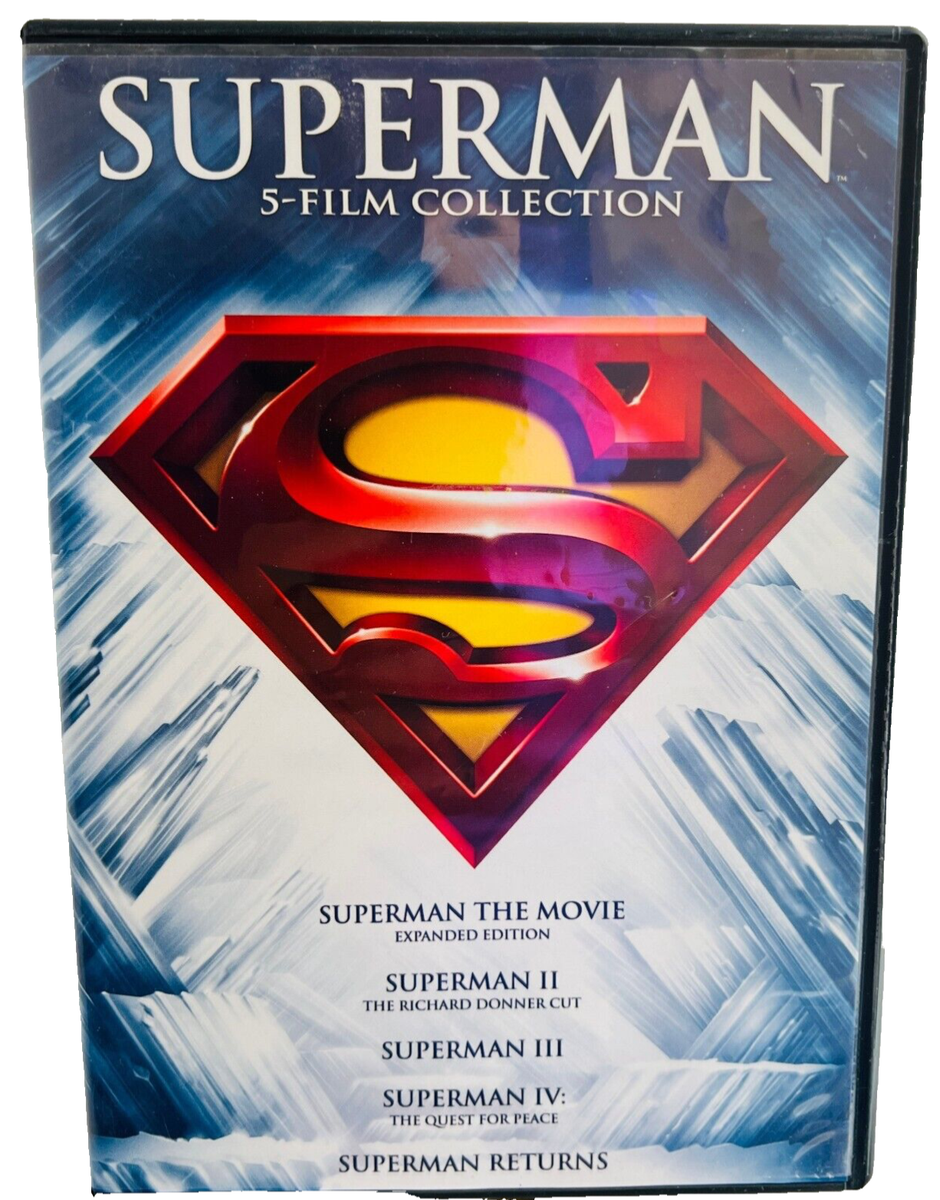 Superman 5 Film Collection Dvd Expanded Edition Richard Donner Cut