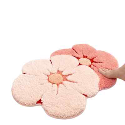 1pcs Two-color Flower Pattern Bathroom Mat, Soft AnMAM49593 | eBay