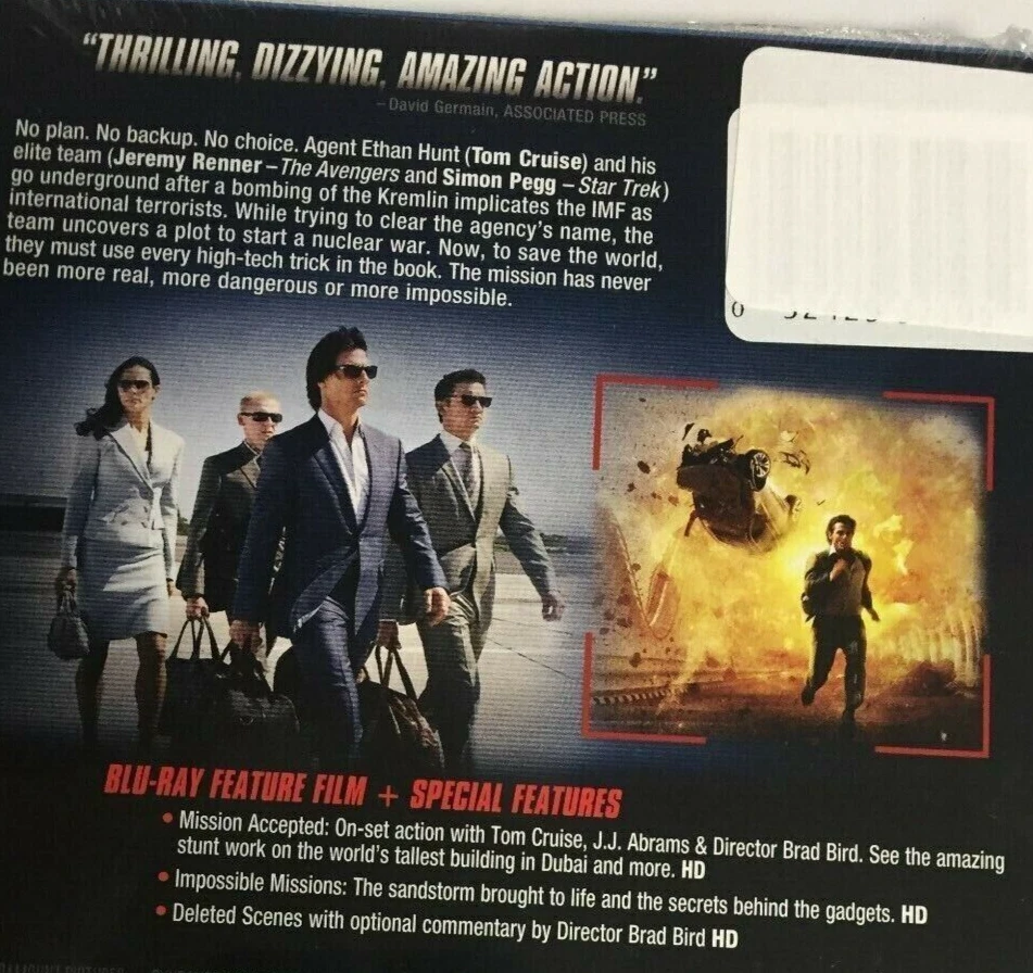Mission: Impossible - Ghost Protocol (Blu-ray, 2013, Steelbook Edition) NEW! - Image 4 of 4