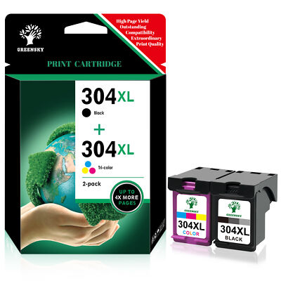2x Druckerpatronen für HP 304 XL HP ENVY 5000 5010 5030 5034 5055 5020 5032 DE