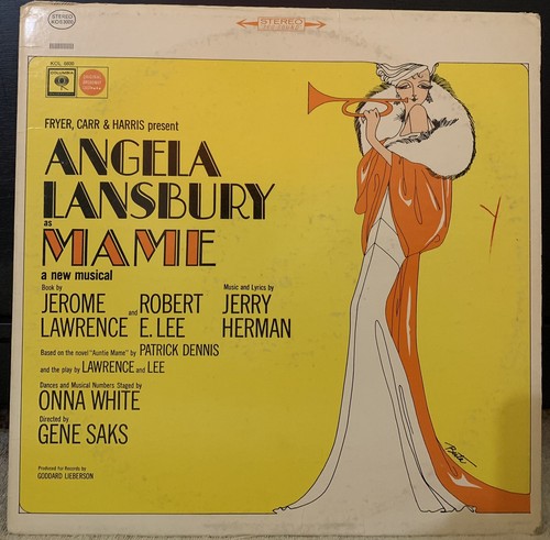 Angela Lansbury as Mame Original Broadway Cast 1966 LP Vinyl Record KOS 3000* - Foto 1 di 2