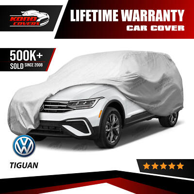 Volkswagen Tiguan 4 Layer Car Cover Fit Outdoor Water Proof Rain Snow Sun Dust