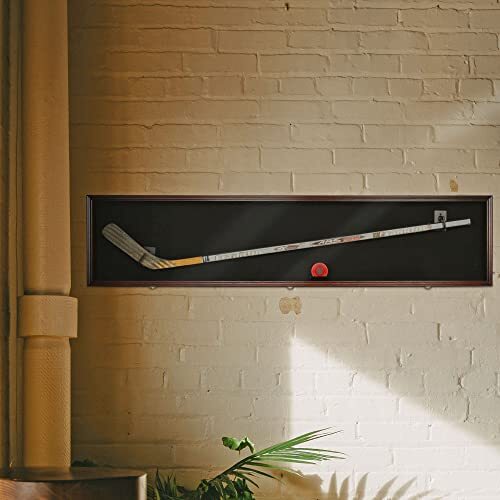 70" Storage Box Hockey Stick Display Case Ice Hockey Puck, Musket Long