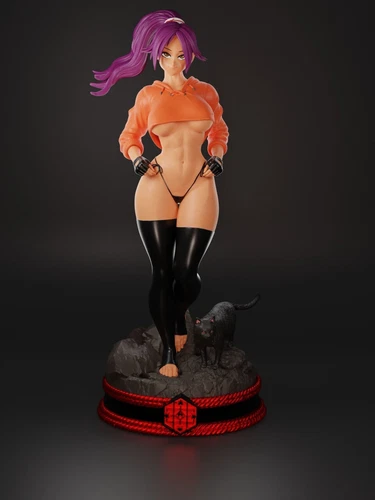 Yoruichi | Sexy | Figur | 3D Druck | STL Datei | SFW | Pin-Up |