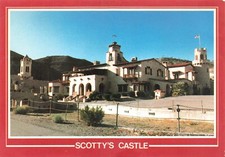 Postcard CA Scotty's Castle Death Valley Inyo County Spanish Italian Moorish