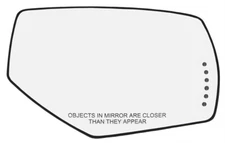 New Passenger Side Power Heated Mirror Glass w/ Signal For 2014-2018 Silverado