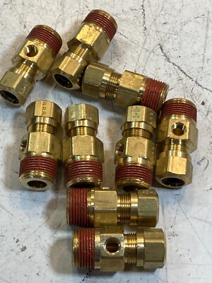 9 NEW Parker 5/8'' Brass Compression x Threads Air Brake (M2)