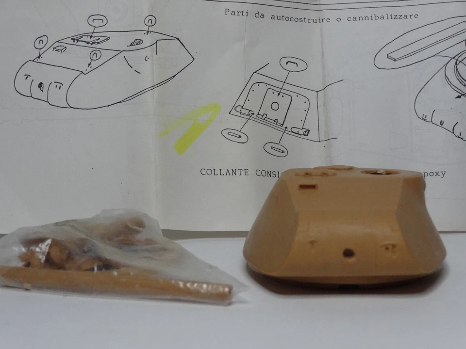 1/35 PORSCHE EARLY TURRET PZ. KPFW. IV TIGRE II - KIT IN RESINA COMPLETO - WWII - Immagine 4 di 4