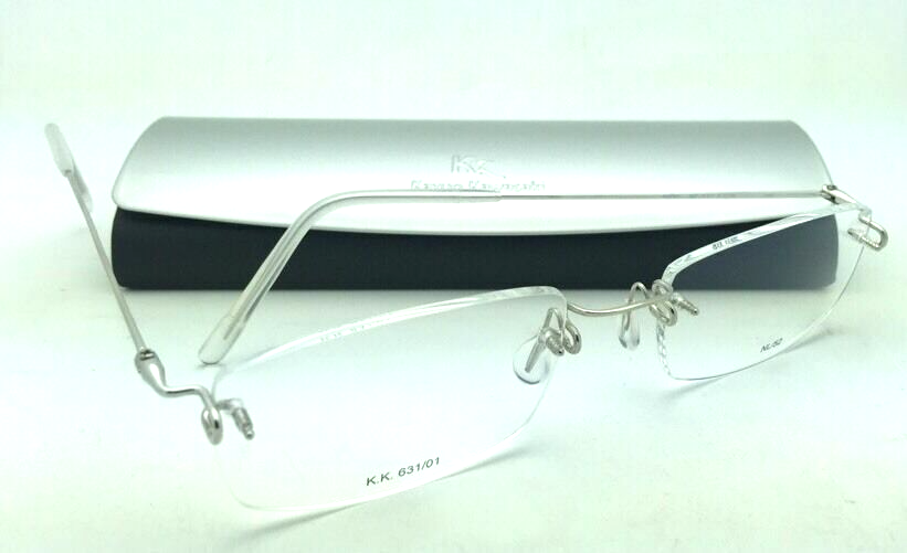 Kazu  Kazuo Kawasaki Eyeglasses Kooki MP-631 Titanium Gold Rimless