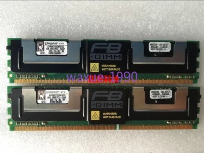 1pcs Used 2GB KVR667D2D8F5 FBD KTH-XW667/ 2GB 2R*8 PC2-5300F