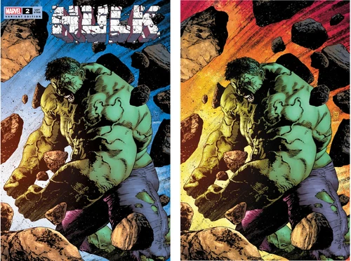 HULK #2 (VALERIO GIANGIORDANO EXCLUSIVE TRADE DRESS/VIRGIN SET)(2021) COMIC BOOK