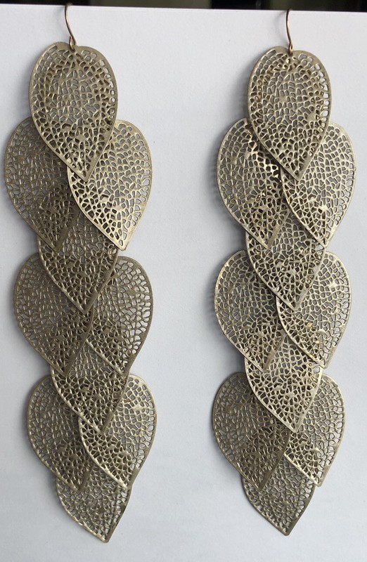 Bohemian BOHO Retro Leaf Dangle/Drop Earrings