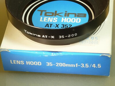 Tokina AT-X 352 Lens Hood Gegenlichtblende Sonnenblende für Zoom 35-200 OVP