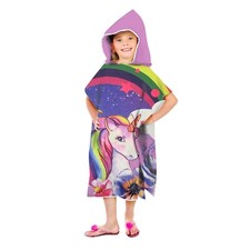 Alottagifts (Age 3-6) Unicorn Rainbow Towel Hooded Super Soft and Absorbent NEW
