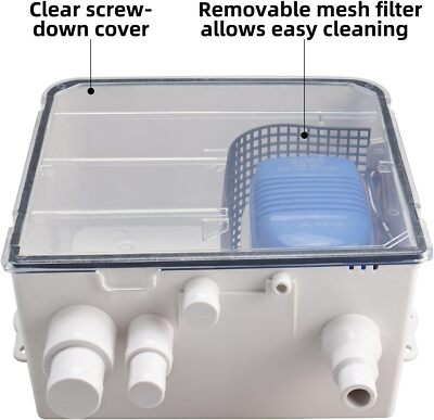 #ad #ad Boat Marine Shower Sump Water Pump Drain Kit System 12V 750GPH Multi Port Inlet $46.99