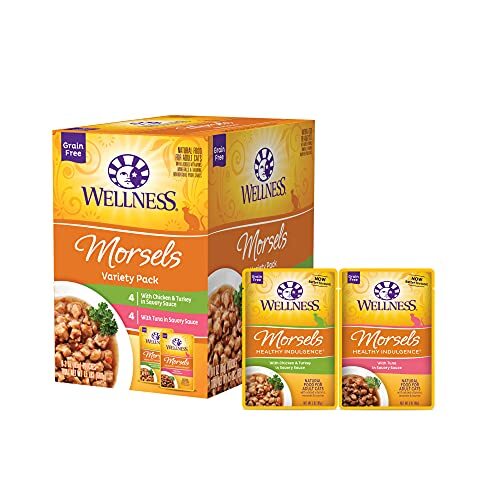 Wellness Healthy Indulgence Morsels Grain-Free Wet Cat Food,