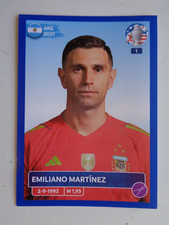 Emiliano Dibu Martinez Arg 3 2024 PANINI Copa America USA STICKER BLUE PARALLEL