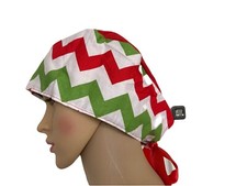 Surgical Scrub Cap Men Women Medium/Standard Christmas Theme New Handmade