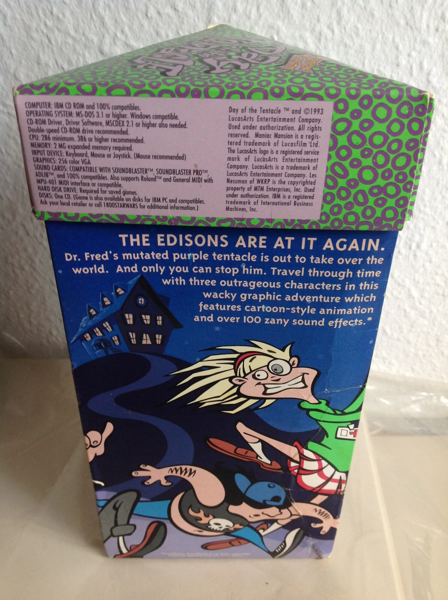 Maniac Mansion - Day Of The Tentacle Triangle Box - Toblerone.