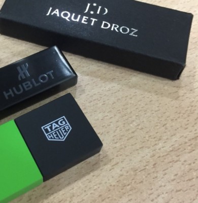 Hublot, Tag Heuer, y Jaquet Droz USB Pack PressKit Baselworl