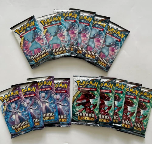 2017 Pokemon Card Sun & Moon Shining Legends 15 x Booster Pack Factory Sealed