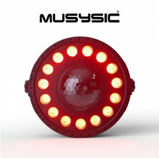 MUSYSIC MU-LVS39 LED PAR Light RGB Gobo Flower Effect DMX Stage Lighting 30W