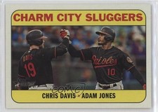 2018 Topps Heritage High Number Combo Cards Chris Davis Adam Jones #CC-6 ex0