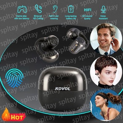 Für Samsung iPhone TV Handy Bluetooth Kopfhörer Ohrhörer In-Ear Kabellos Headset
