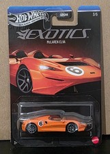 ☀️ Hot Wheels Exotics Silver Series McLAREN ELVA 3/5 ☀️