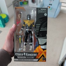 Mighty Morphin Power Rangers Lightning Collection Dragon Shield Black Ranger New
