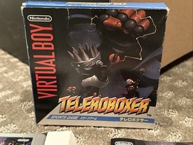 Teleroboxer Virtual Boy Game Complete In Box (JPN, Works On US VB)
