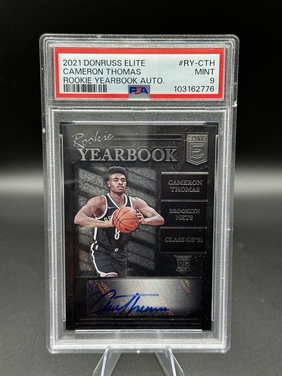 2021-22 Donruss Elite - Rookie Yearbook Autographs Cameron Thomas