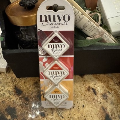 Tonic Studios - Nuvo Diamond Hybrid Ink Pads 3/Pkg - HARVEST MOON, 93N