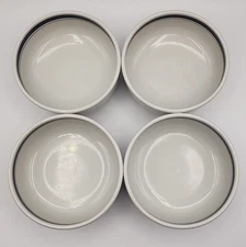 Lauffer Blueberry Coupe Cereal Bowl Ovenproof 6 1/8" Diameter Set of 4 READ BLUE
