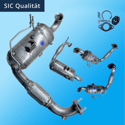 EU5 SIC DPF Dieselpartikelfilter FORD Fiesta 1.4 TDCI 51kw 2010/08-2012/11