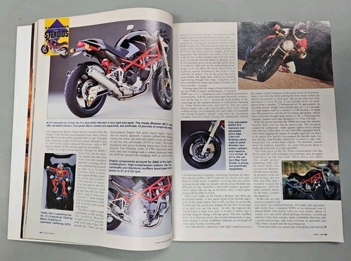 Cycle World Magazine April 1994 Vintage Motorcycle Racing Honda Kawasaki Ducati - Picture 4 of 6